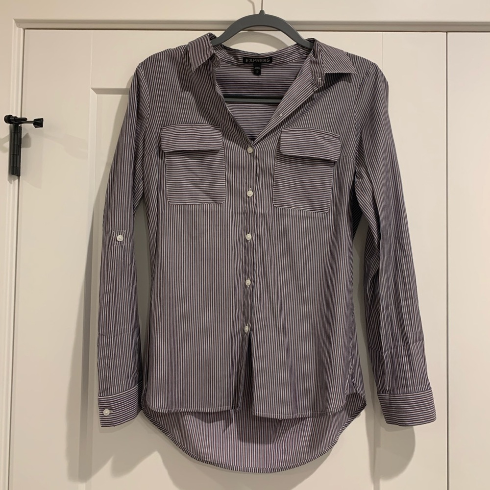 Express Portofino Button Up Blouse